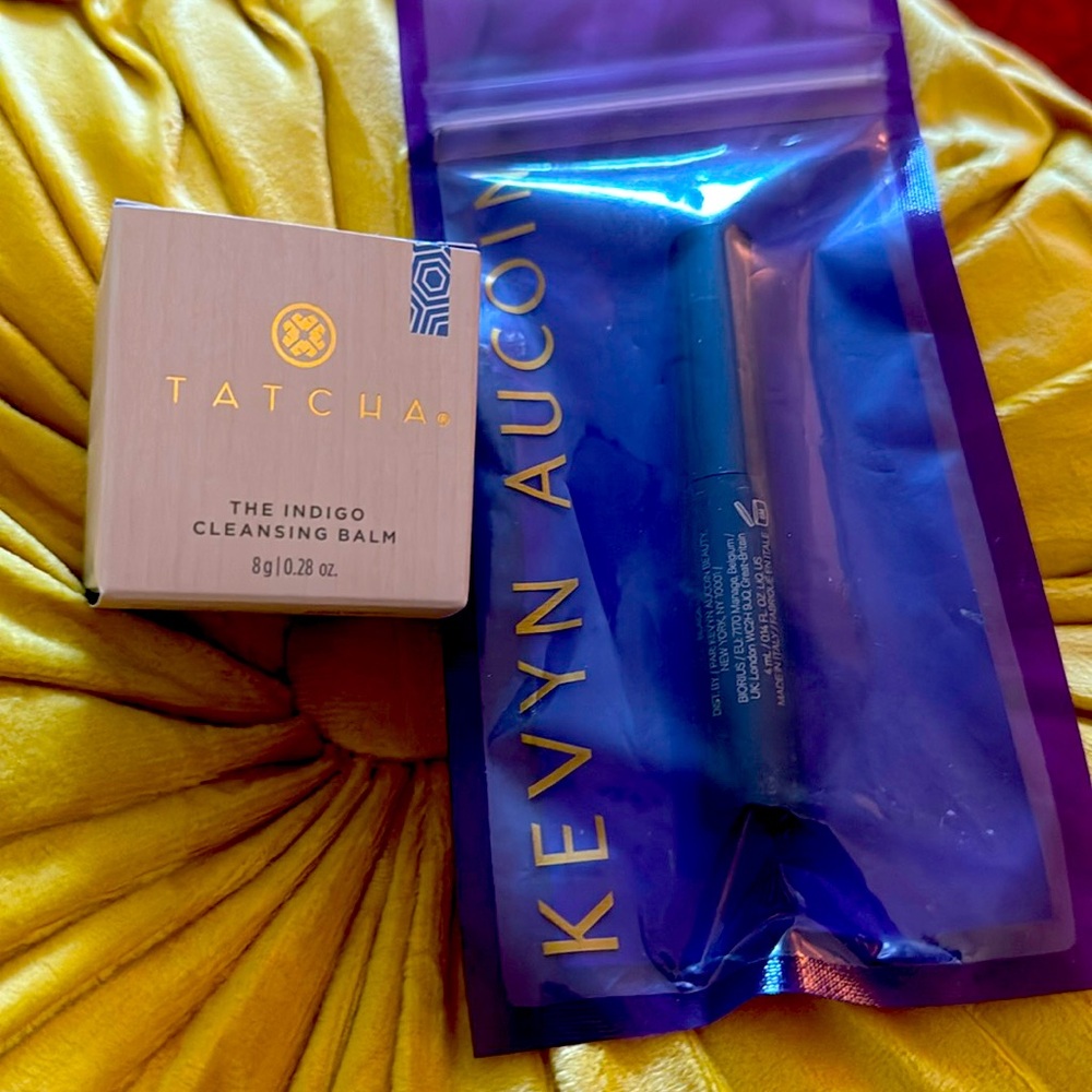 Tatcha Indigo Cleansing Balm + Kevyn Aucoin Mascara